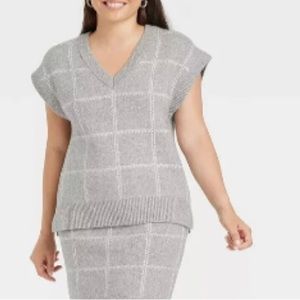 Women’s A New Day V-Neck Sweater Vest, will fit Small also